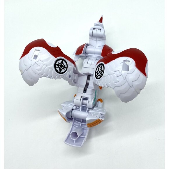 Bakugan Armored Alliance Deka Pegatrix x Gillator Large Winged White Red Figure - Picture 4 of 7